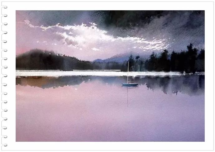 如梦如景--美国画家NitaEngle水彩画