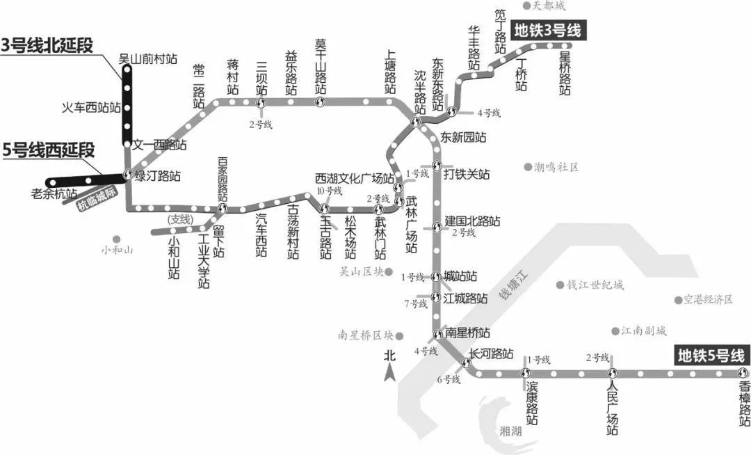 杭临轻轨和地铁5号线有新动态!还有三条新建高铁线