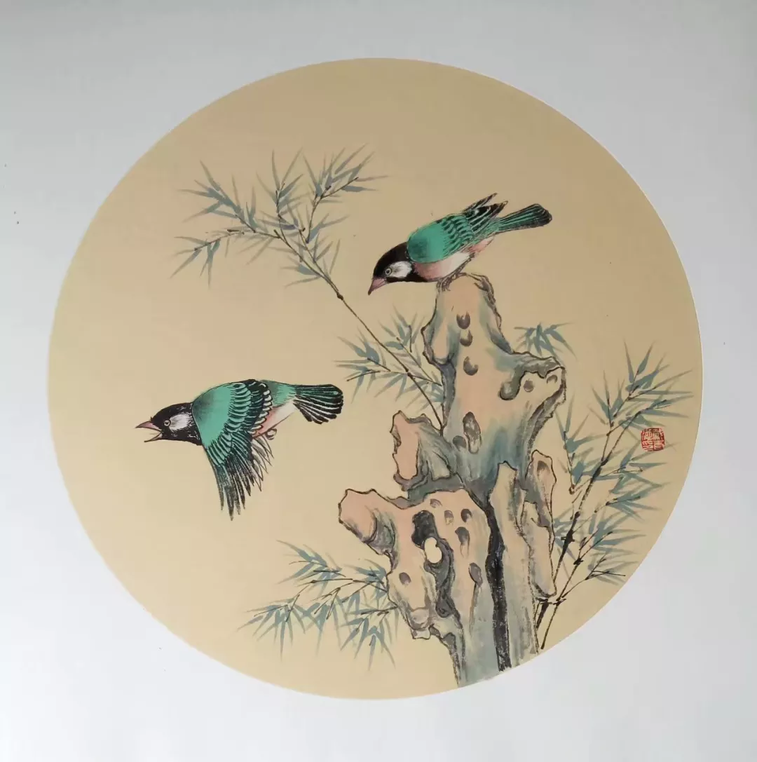 戴青池工笔花鸟小品,清新动人!