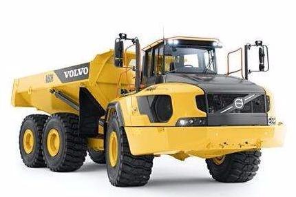 最巨型的一台沃尔沃，全球最大的铰链卡车