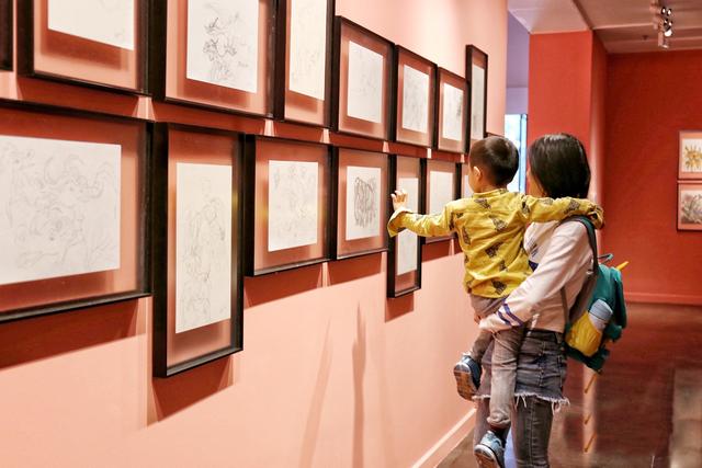 陪你出发—艺术启蒙公共教育活动 为郑泽生深圳画院个展画上句号