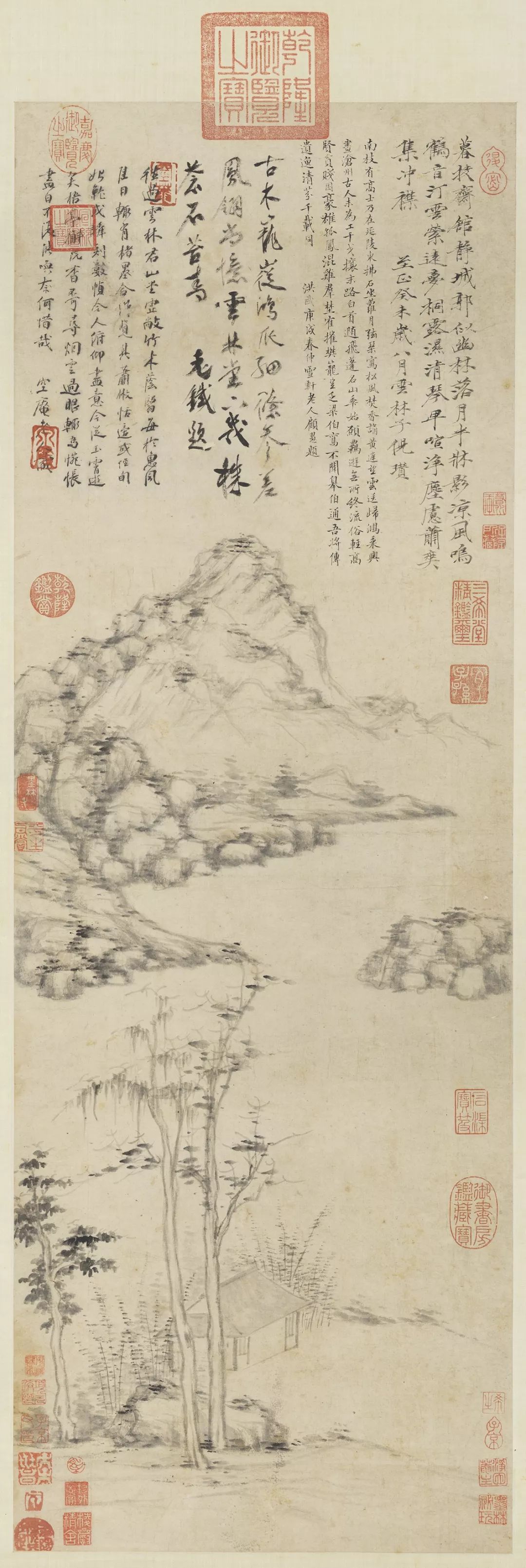 元倪瓒桐露清琴
