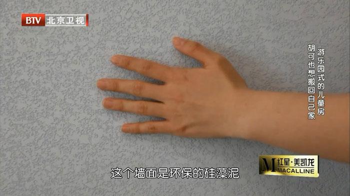 北京卫视《向往的星居》用兰舍硅藻泥定制三胞胎儿童房