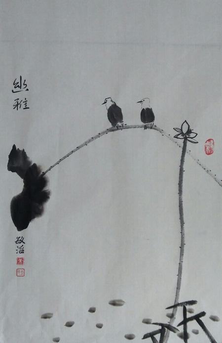 人民日报:全国重点推荐艺术名家—朱敏滔