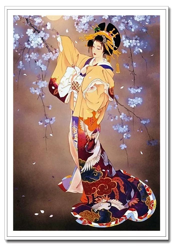 《美人绘》--森田春代日本仕女画 《美人绘》--日本画家森田春代日本仕女画作品赏析