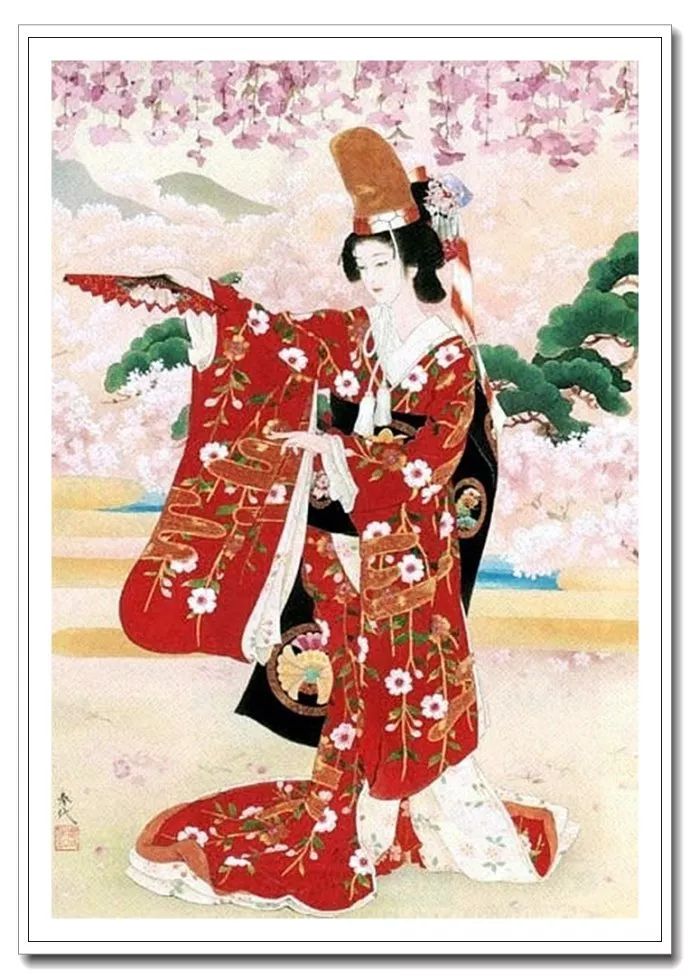 《美人绘》--森田春代日本仕女画 《美人绘》--日本画家森田春代日本仕女画作品赏析