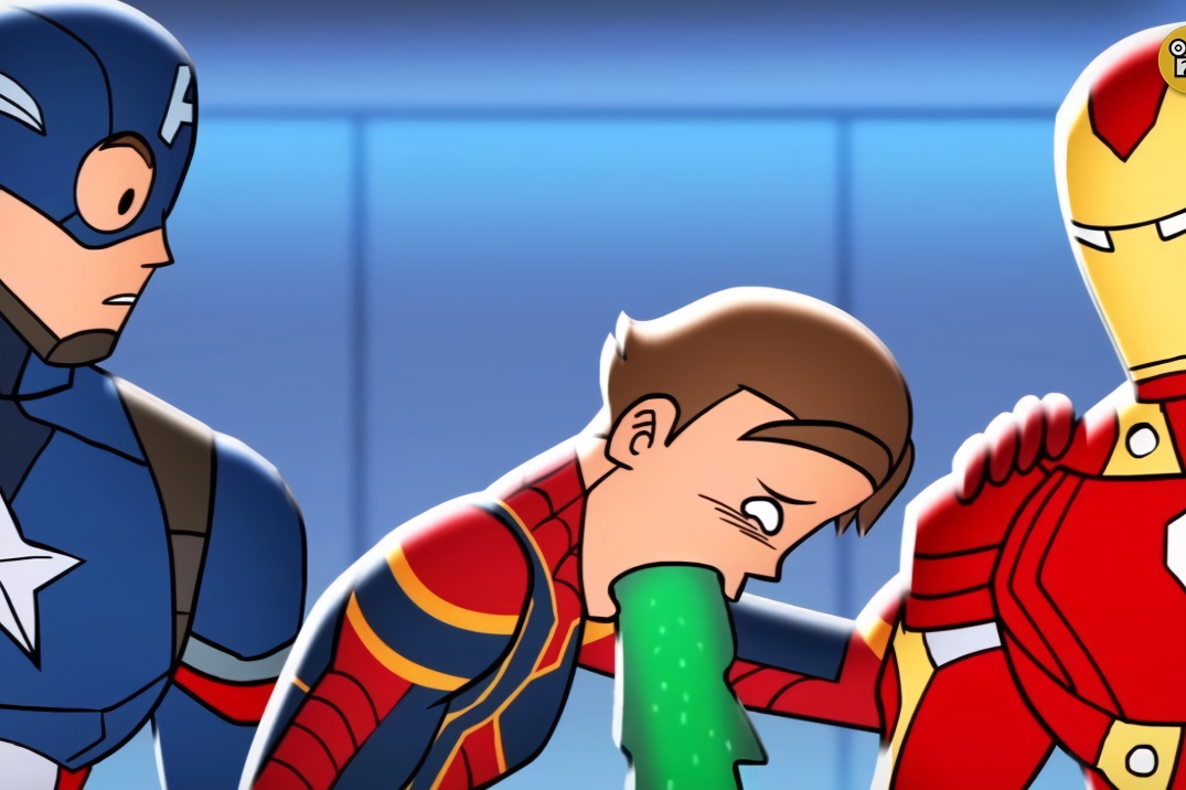 蚁人竟当众放臭屁，美队和钢铁侠面不改色，一旁蜘蛛侠却吐了一地