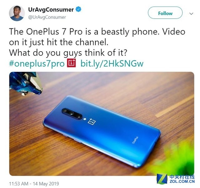 一加7Pro正式发布:看看外国媒体和网红的反应