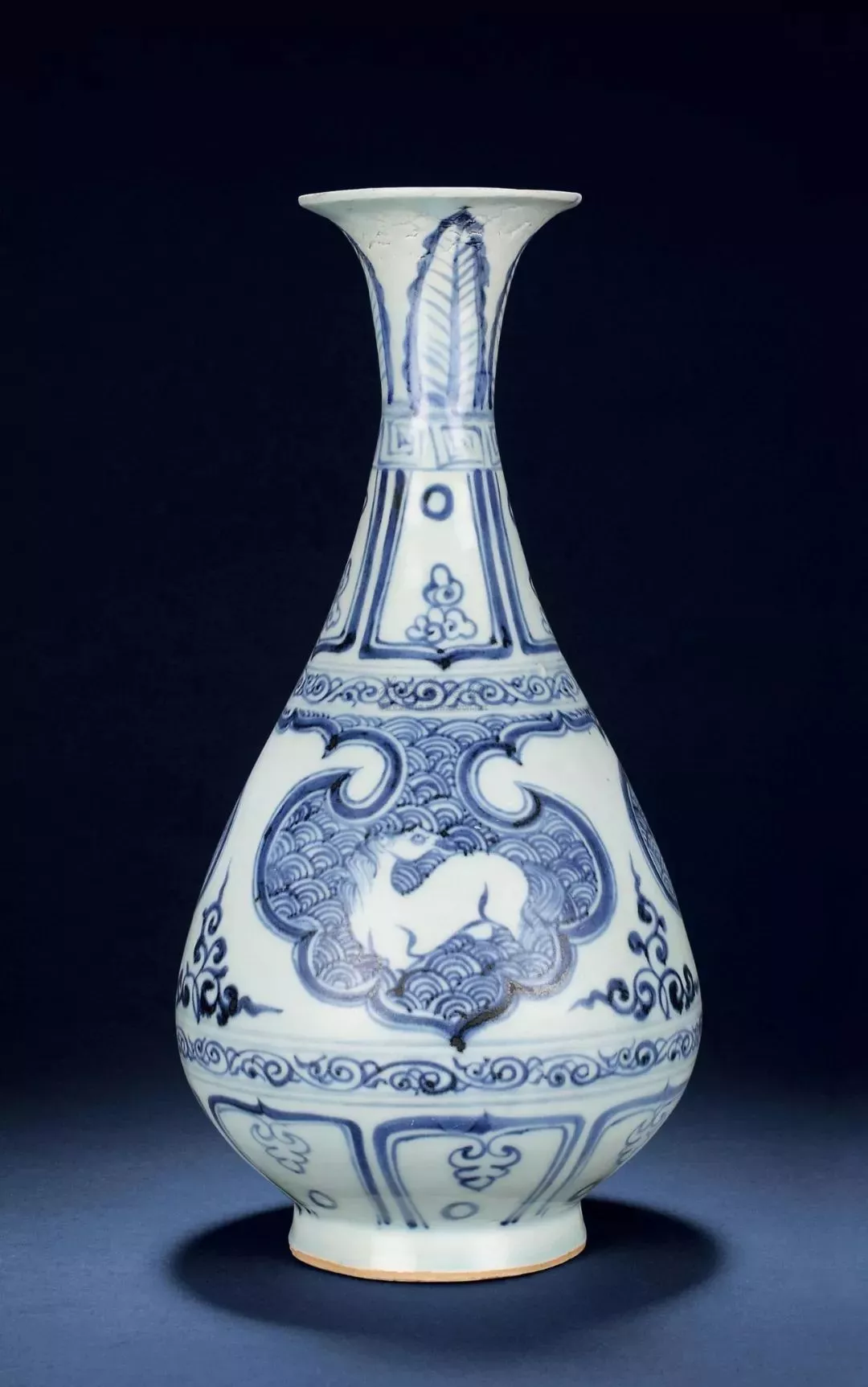 【倉庫整理品】中国古美術　清時代染付人物玉壺春瓶 ：XG--33 窯変釉 玉壺春瓶 – Iron glaze Alcohol bottle | 陶磁オンライン