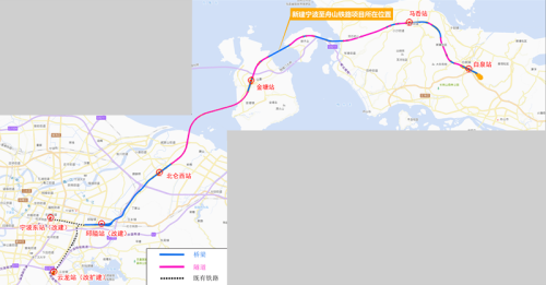 甬舟铁路选址开始公示啦宁波境内将新建北仑西站
