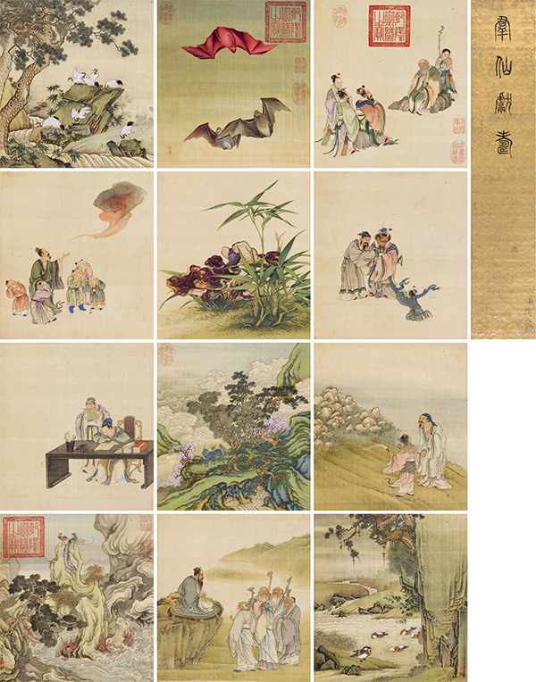 北京保利春拍：清宫廷画家合绘《寿意图册》5750万元成交