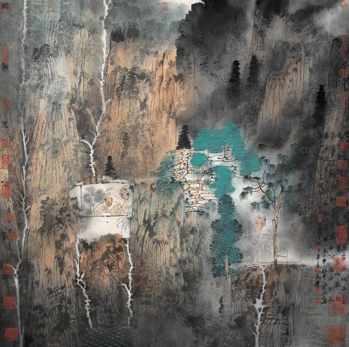 当代画家卢禹舜—山水画作品欣赏