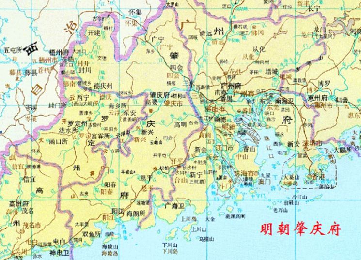 自汉至隋唐多隶属于南海郡(隋时改称广州),北宋时改属端州,北宋末端州