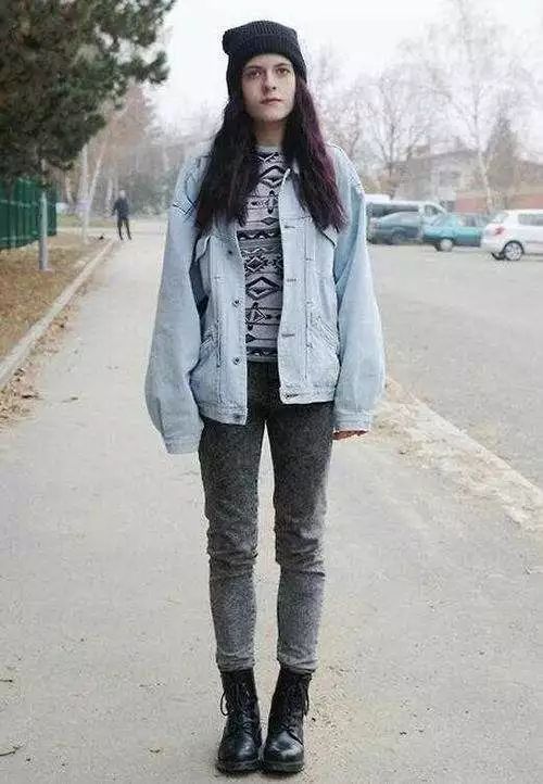 指南马丁靴搭配冬冬季酷girl女生问问女生什么这是图片