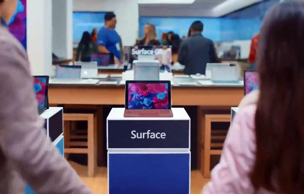 微软Surface Go新广告嘲笑iPad不是电脑