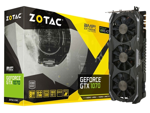索泰首发新版GTX 1070：升级GDDR5X显存、三风扇散热