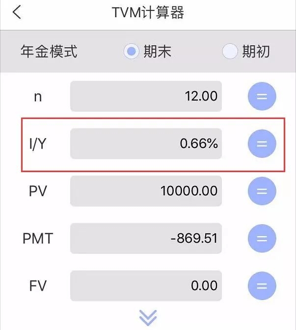 等额本息实际利率计算器