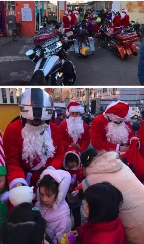 圣诞节,那些不骑驯鹿骑哈雷的圣诞老人们