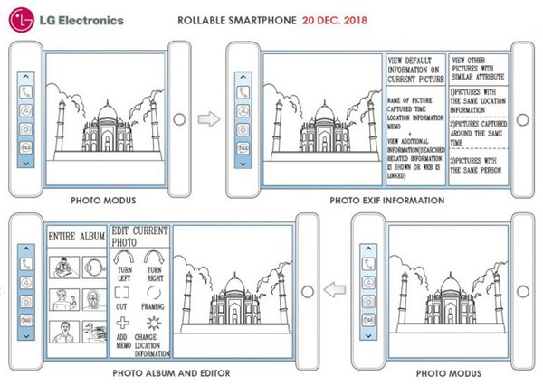 这是卷轴吗?LG全新折叠屏专利曝光