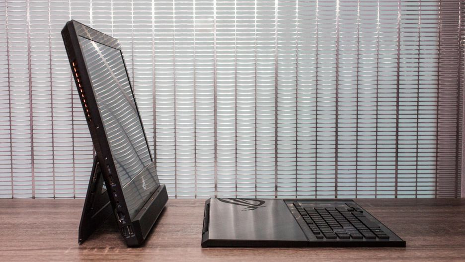 可玩3A游戏的航母级Surface 华硕推ROG Mothership笔电