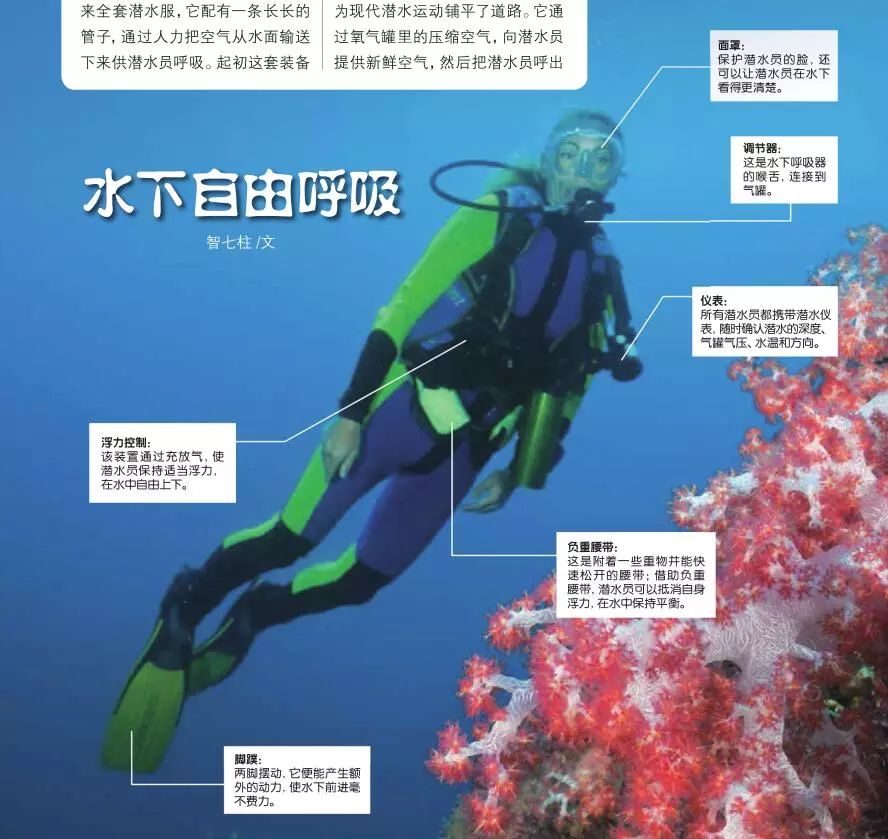 该装置又称"水肺,这个词首次使用于1939年.
