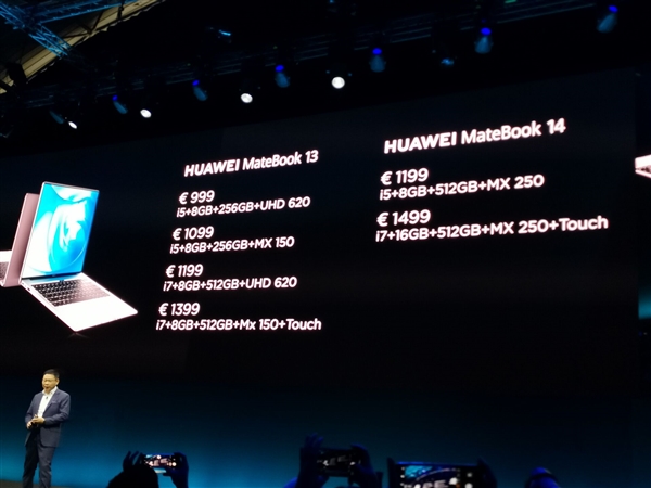 MX250独显＋一碰传！华为新款MateBook笔记本价格公布