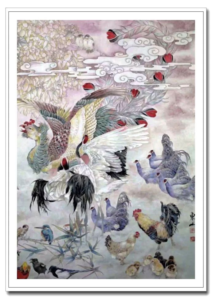 以工写神--陈东山工笔花鸟画