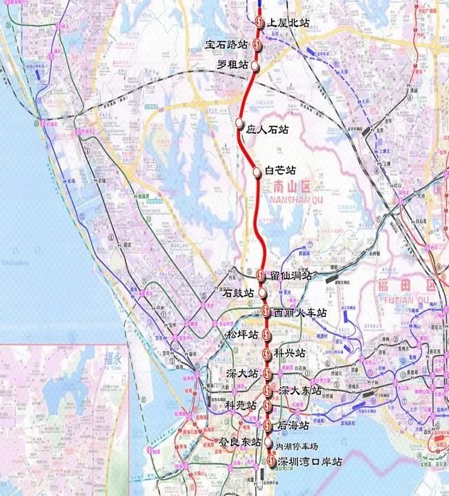 盐田港西站,深外高中站,盐田路站 深圳地铁12号线(南宝线) 12号线