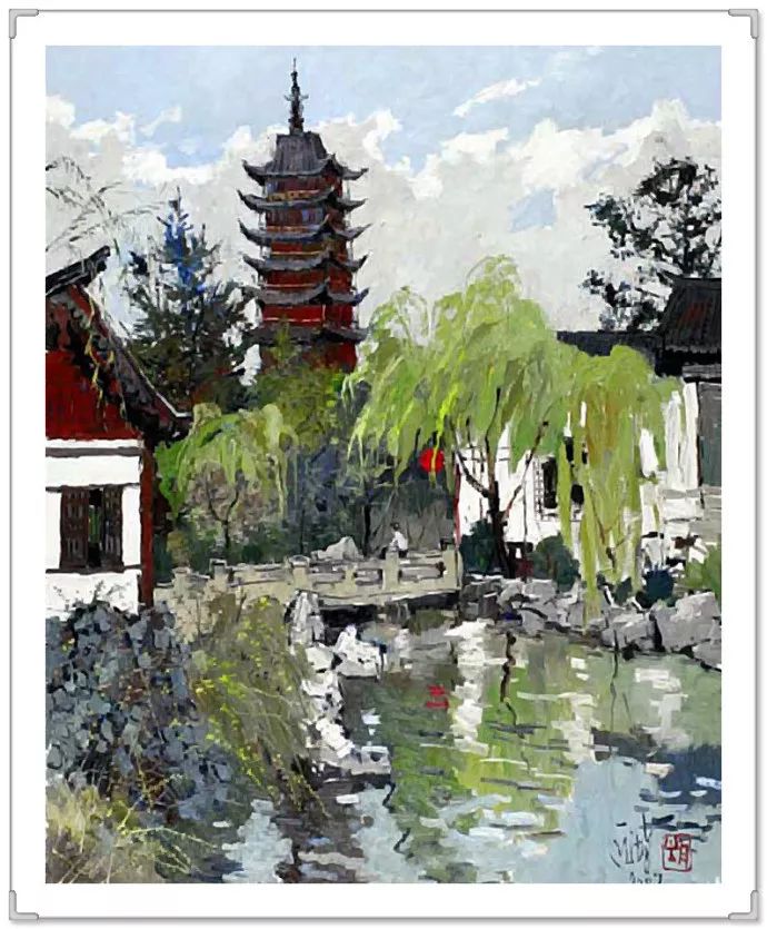 稚雅高洁--庞均油画
