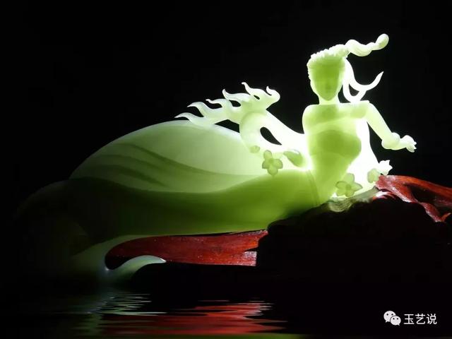 飞天神女,这才是和田玉中的女神们!