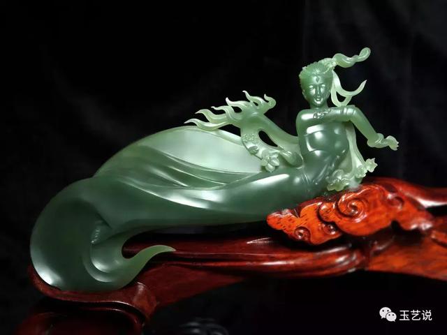 飞天神女,这才是和田玉中的女神们!