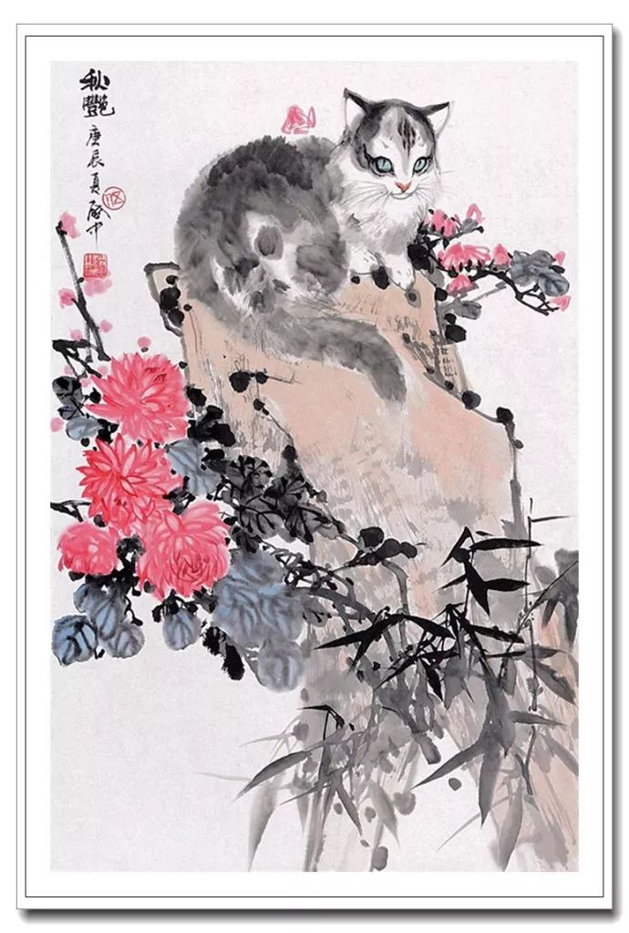 粗犷苍拙--伍启中花鸟动物画