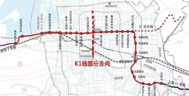 69公顷,据了解,k1线主要沿人民路布设途经张浦镇,昆山核心城区,周市镇