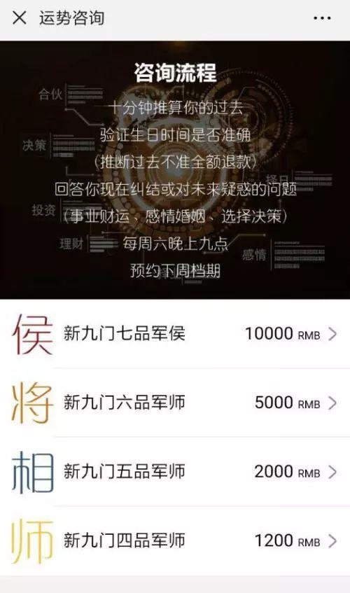 互联网算命时代,花 3000 块能给微信头像开光