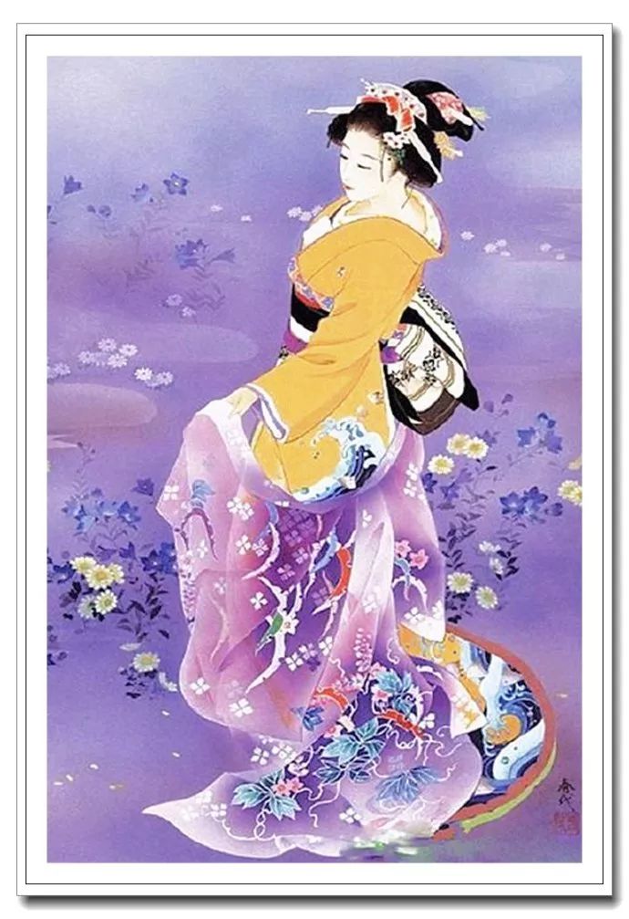 《美人绘》--森田春代日本仕女画 《美人绘》--日本画家森田春代日本仕女画作品赏析