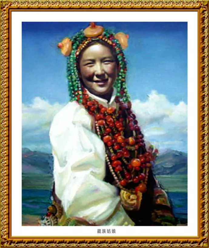 美的神韵--齐梦慧肖像油画
