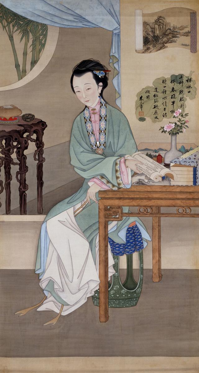 据说这些画中美人都是雍正皇帝的后妃