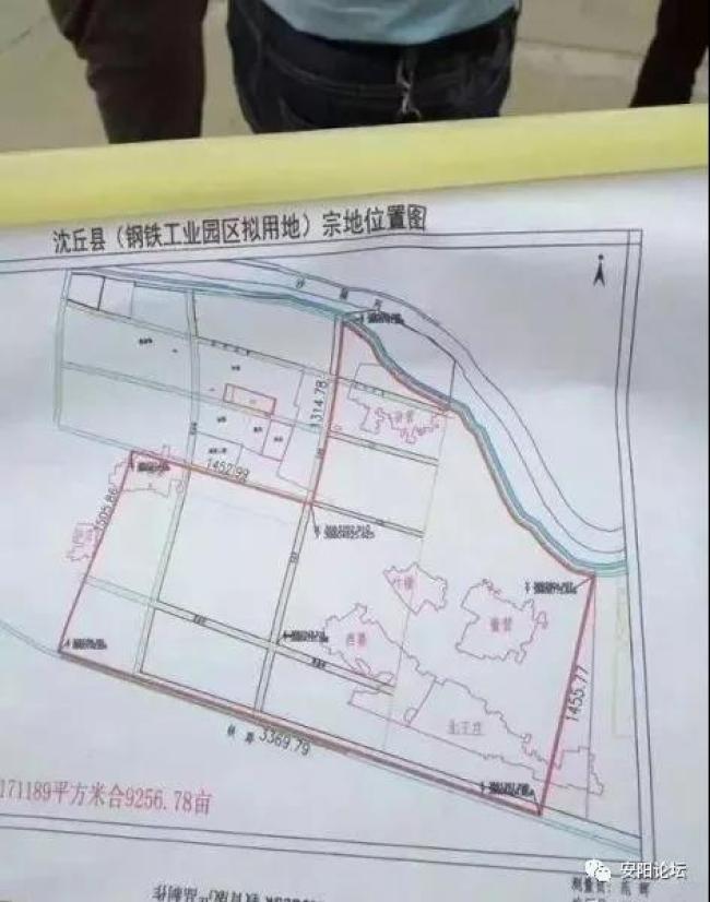 安钢产能置换项目选址拟定在沈丘县产业集聚区南园区东南部.