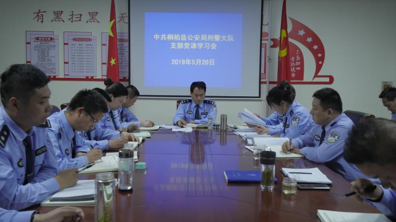 桐柏公安刑警:警示学习促党建 作风提升保民安