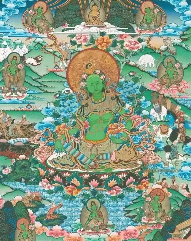 梵林文化-唐卡中的女性神明