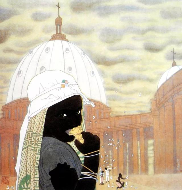 灵动典雅|刘金贵工笔人物画赏析