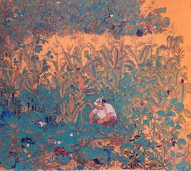 灵动典雅|刘金贵工笔人物画赏析