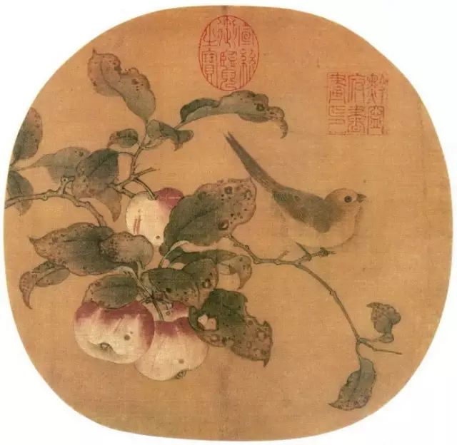 《苹婆山鸟图》