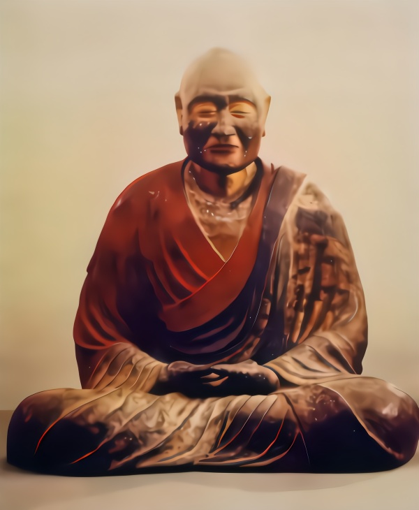 唐招提寺干漆夹紵鉴真像