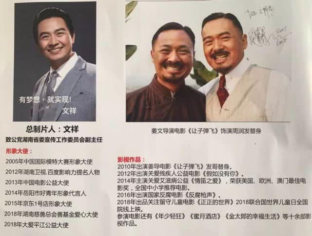 时代的先行者:记平江籍演员,电影人,周润发替身文祥