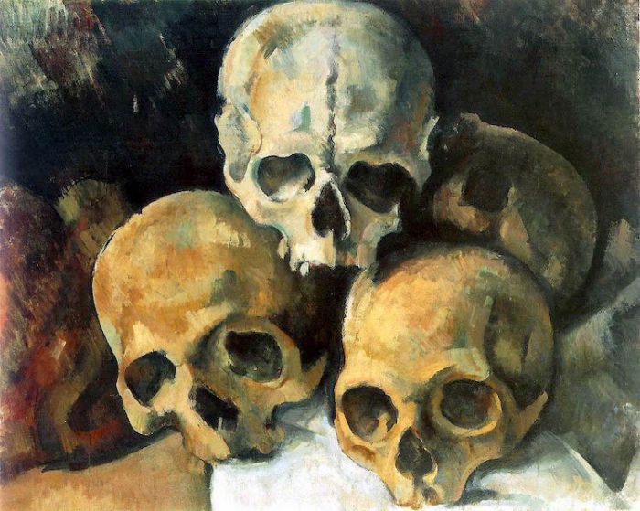 Memento-Mori-Paul-Cézanne-Pyramid-of-Skulls-c.-1901