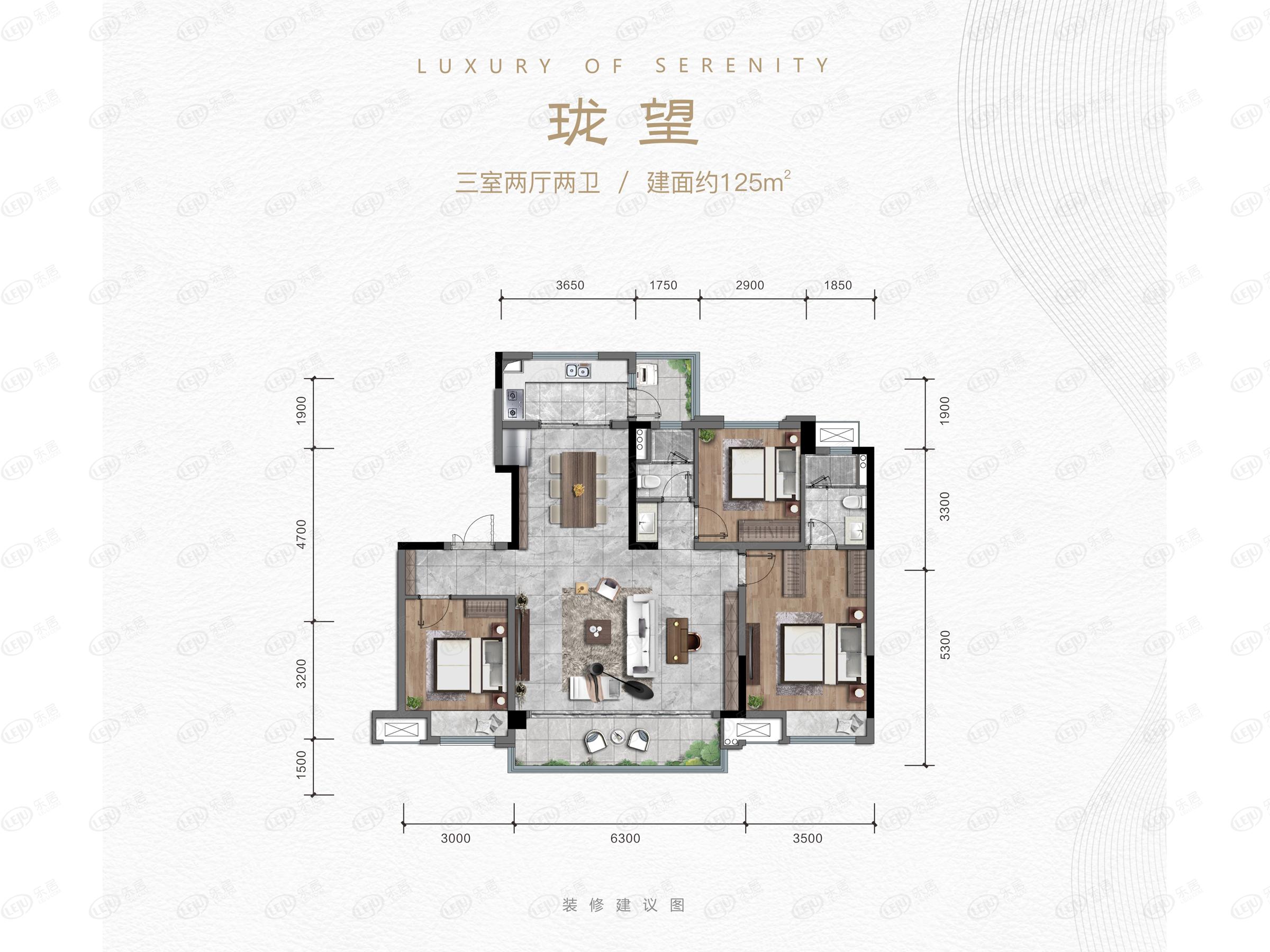 在售户型区间125~143.占地面积25364.86,总建筑面积72840.