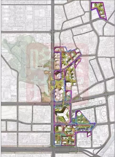 蔡屋围城市整体规划蓝图