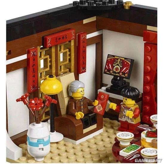 乐高推出春节主题玩具，舞龙、团圆饭接地气