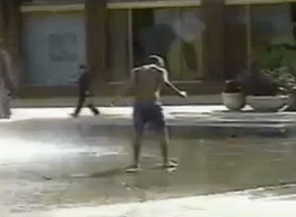 搞笑gif:事实证明跑酷是需要技术的